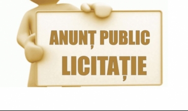 ANUNȚ DE PARTICIPARE LICITAȚIE DESCHISĂ 20.01.2022